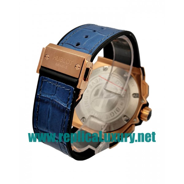 Men Rose Gold Hublot King Power 701.OQ.0138.GR.SPO14 46MM Grey Dials Replica Watches UK