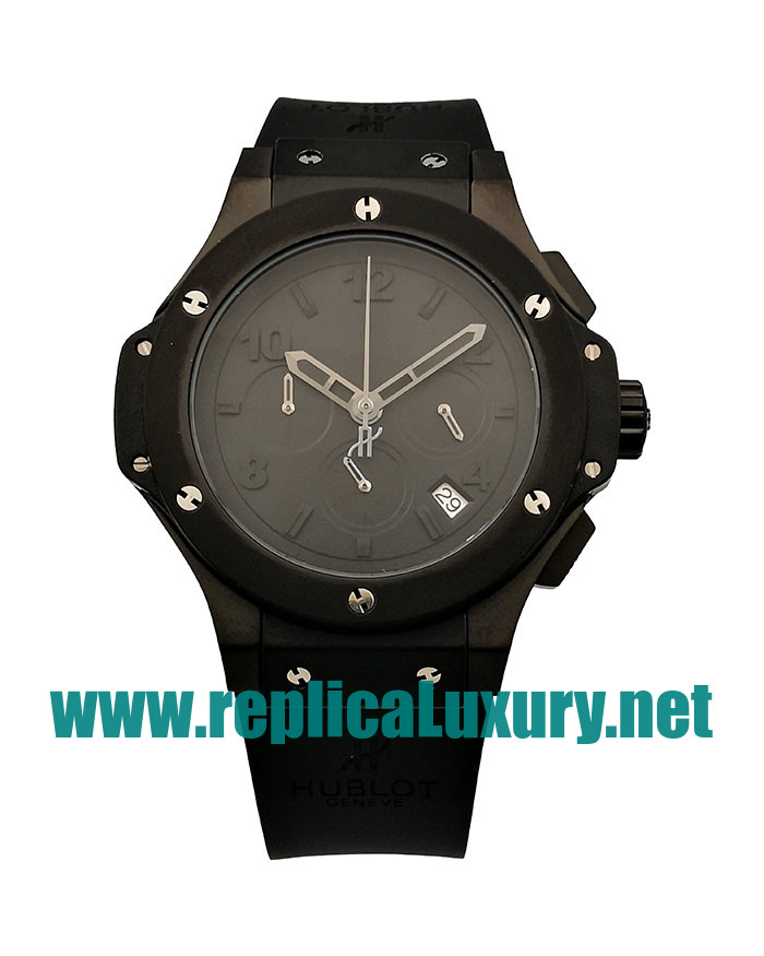 Men Black Titanium Hublot Big Bang 301.AI.460.RX 44MM Black Dials Replica Watches UK