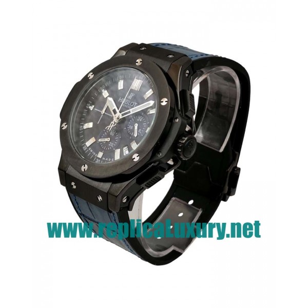 Men Black Ceramic Hublot Big Bang 301.CI.5190.GR 44MM Blue Dials Replica Watches UK