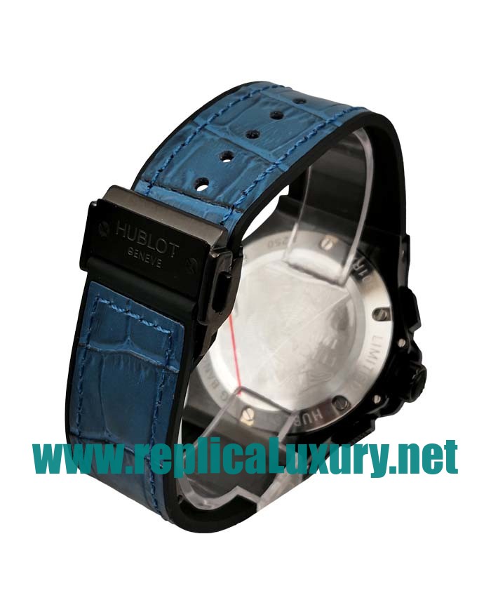 Men Black Ceramic Hublot Big Bang 301.CI.5190.GR 44MM Blue Dials Replica Watches UK