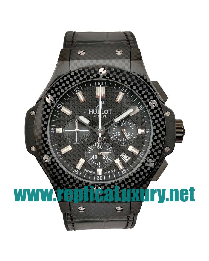 Men Carbon Hublot Big Bang 301.QX.1740.GR 44MM Black Carbon Dials Replica Watches UK