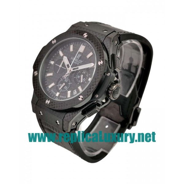 Men Carbon Hublot Big Bang 301.QX.1740.GR 44MM Black Carbon Dials Replica Watches UK