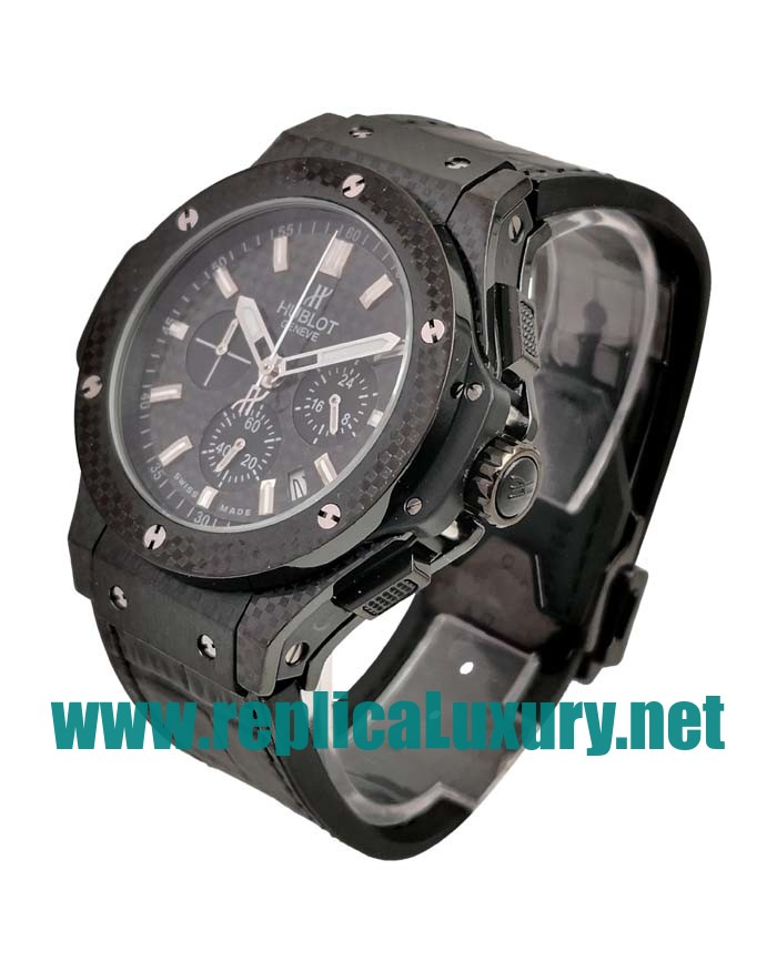 Men Carbon Hublot Big Bang 301.QX.1740.GR 44MM Black Carbon Dials Replica Watches UK