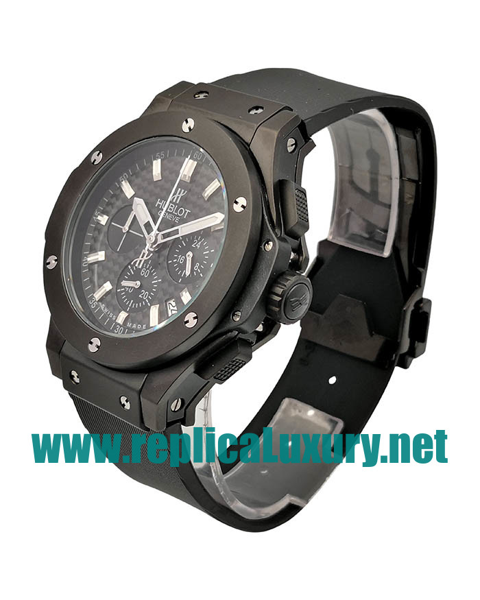 Men Black Ceramic Hublot Big Bang 301.CI.1770.RX 44MM Black Carbon Dials Replica Watches UK