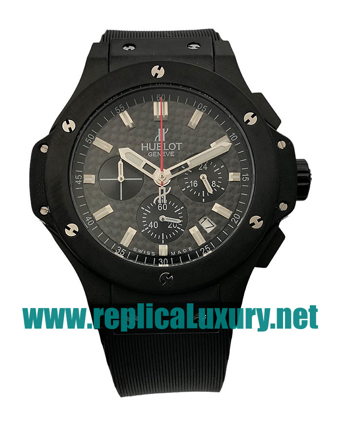 Men Black Steel Hublot Big Bang 301.CI.1770.RX 44MM Black Dials Replica Watches UK