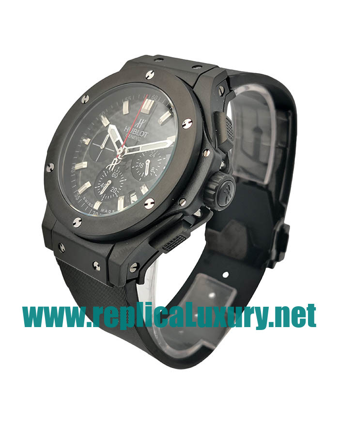 Men Black Steel Hublot Big Bang 301.CI.1770.RX 44MM Black Dials Replica Watches UK