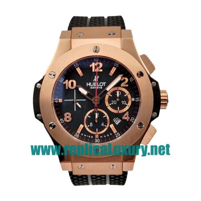 Men Rose Gold Hublot Big Bang 301.PX.130.RX 42.5MM Black Dials Replica Watches UK