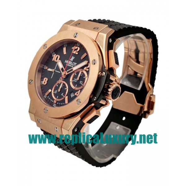 Men Rose Gold Hublot Big Bang 301.PX.130.RX 42.5MM Black Dials Replica Watches UK