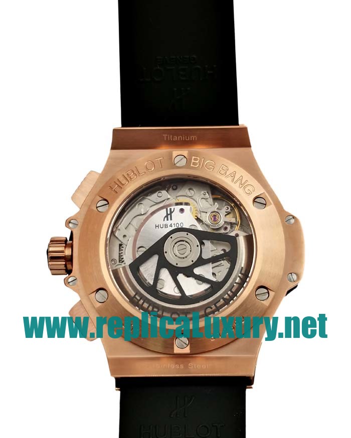 Men Rose Gold Hublot Big Bang 301.PX.130.RX 42.5MM Black Dials Replica Watches UK